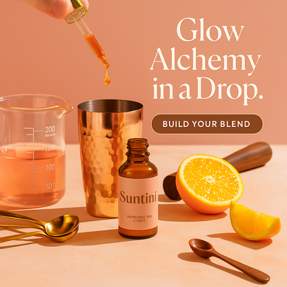 Suntini™ drinkable tanning drops