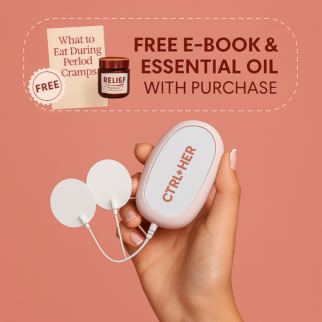 CTRL+HER™ smart period relief device