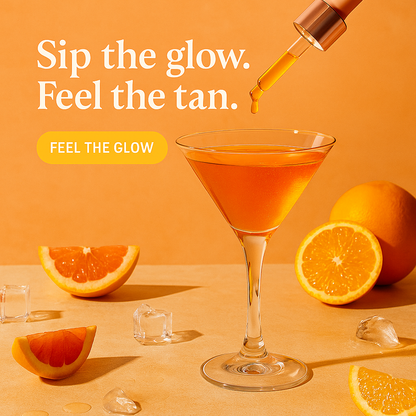 Suntini™ drinkable tanning drops